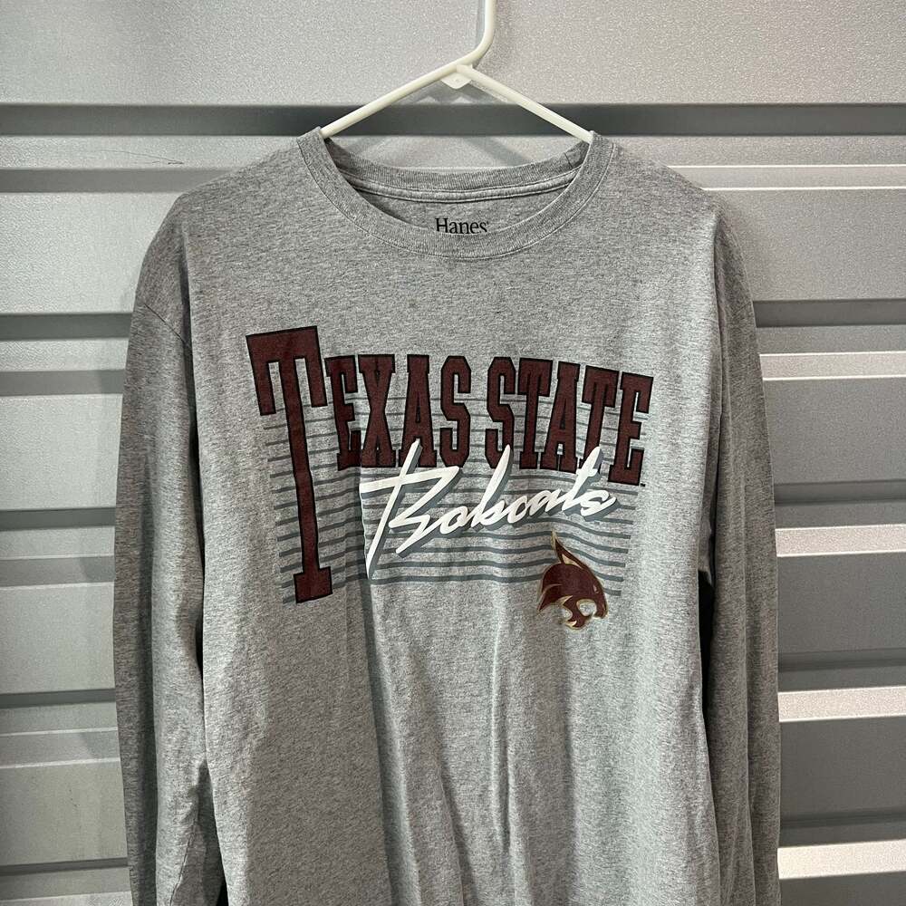 Texas State Bobcats Champion Long Sleeve T-Shirt - Gray